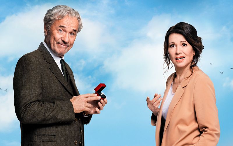 Besser spät als nie: "Ein fast perfekter Antrag" ist für Heiner Lauterbach und Iris Berben die erste gemeinsame romantische Komödie.