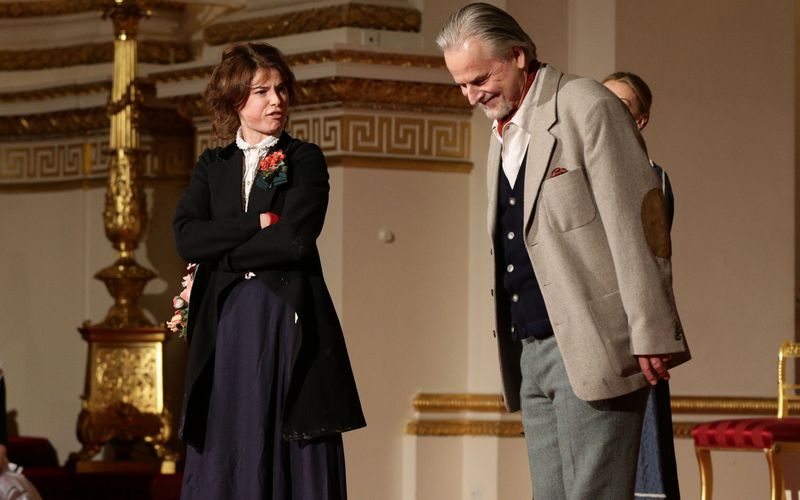 Buckley, hier bei einer Aufführung im Buckingham Palast 2014, begann ihre Schauspielkarriere auf der Theaterbühne.