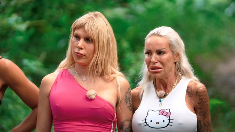 Gina-Lisa Lohfink (rechts) vergoss einmal mehr bittere Tränen.