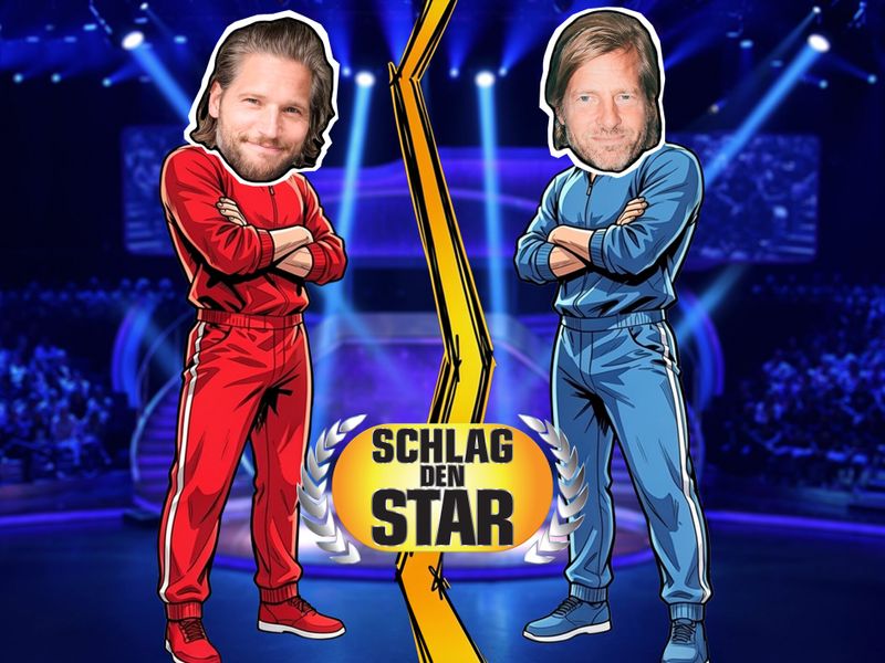Sebastian Ströbel (links) und Henning Baum liefern sich schon im Vorfeld der Show ein hitziges (Verbal-)Duell.