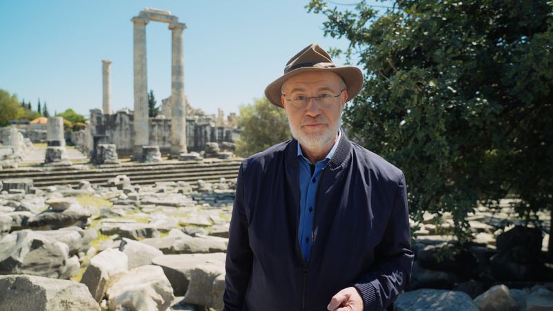Harald Lesch in Milet, dem Geburtsort wissenschaftlichen Denkens in Griechenland.
