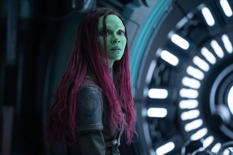 Gamora (Zoë Saldana) unterstützt die Guardians bei ihrer Mission.