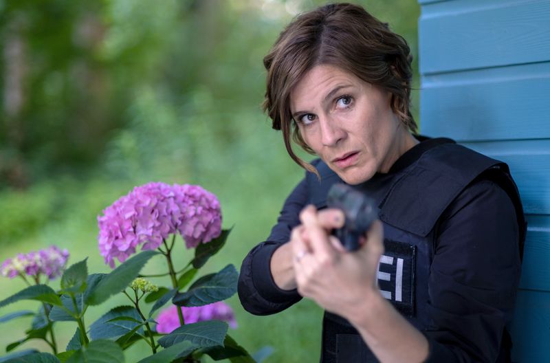 Seit 2017 ermittelt Christina Hecke als empathische Hauptkommissarin Judith Mohn im Saarland. Mit ihrem Kollegen Freddy versucht sie, eine Stalkerin auf Rachefeldzug zu stoppen.