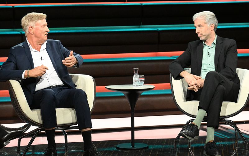 Ole von Beust (links) und Boris Palmer waren sich bei "Markus Lanz" alles andere als einig.