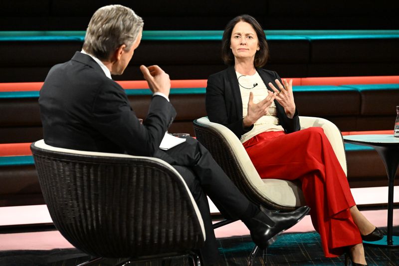 SPD-Politikerin Katarina Barley geriet in Erklärungsnot, als es um die jüngsten Wahlniederlagen ihrer Partei ging.