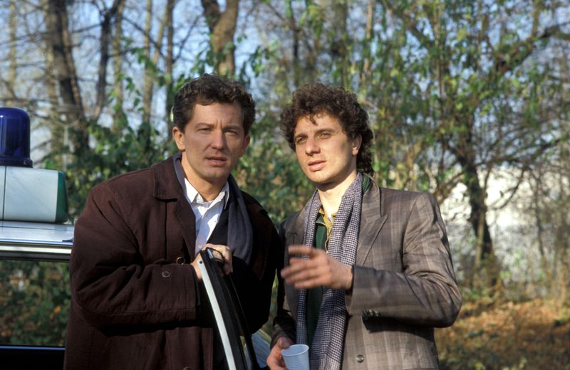Die damals noch unbekannten Schauspieler Miroslav Nemec (links) und Udo Wachtveitl übernahmen als Ivo Batic und Franz Leitmayr ab 1991 die Ermittlungen im Münchner "Tatort".
