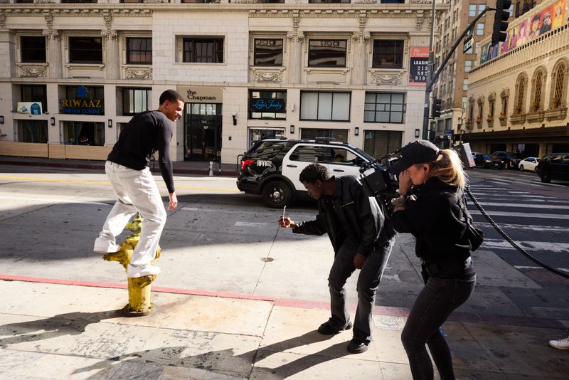 Boureima (links) soll beim Casting authentische Lebensfreude rüberbringen.