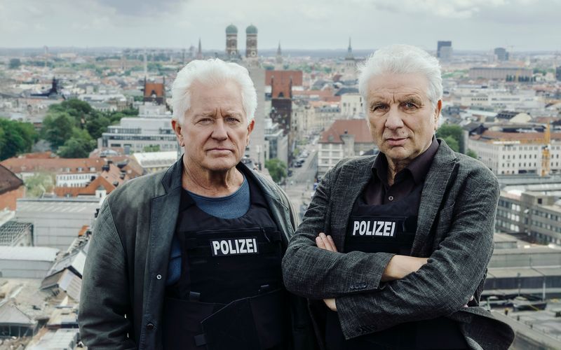 Franz Leitmayr (Udo Wachtveitl, links) und Ivo Batic (Miroslav Nemec) ermitteln an Ostern ein letztes Mal. Bereits im Mai pausiert die gesamte "Tatort"-Reihe.