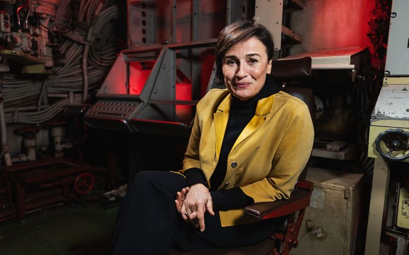 Sandra Maischberger spricht bei "Käpt'ns Dinner" auch über ihren Kleiderschrank.