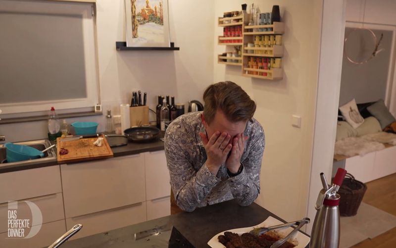 Die Morchelsahne schäumt nicht so richtig - da beginnt bei Ben (37) die Verzweiflung.