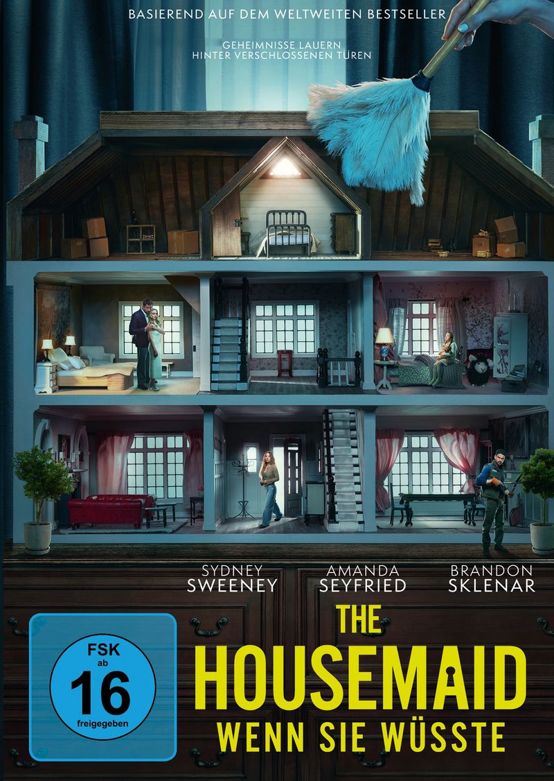 Der abgründige Thriller "The Housemaid" basiert auf der gleichnamigen Romanreihe von Freida McFadden.