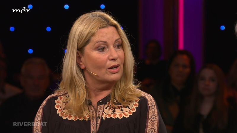 Karin Thaler war zu Gast im MDR-Talk "Riverboat".
