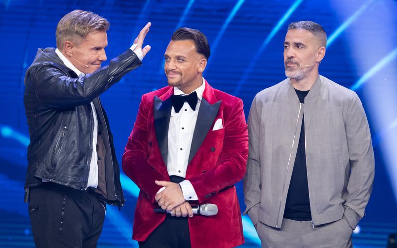 Auf die Untersützung der Jury-Mitglieder Dieter Bohlen (links) und Bushido (rechts) kann sich Menowin Fröhlich bei DSDS verlassen.