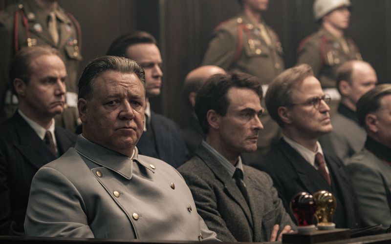 Oscargewinner Russell Crowe (links, "Gladiator") spielt in "Nürnberg" den ehemaligen Reichsmarschall Hermann Göring.