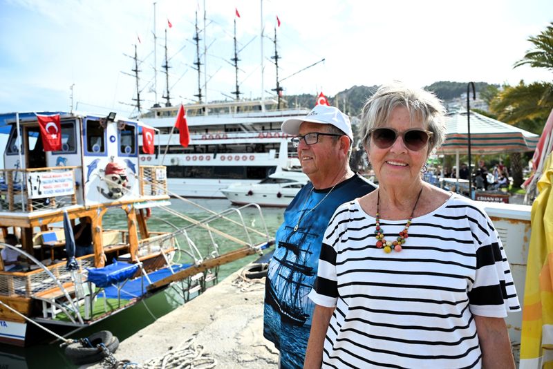 Sabine und Klaus aus Stralsund verbringen jeweils die Hälfte eines Jahres in der Türkei.