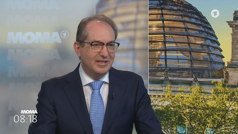 Innenminister Alexander Dobrindt sprach im ARD-Moma über die im Vorjahr angekündigte "Migrationswende".