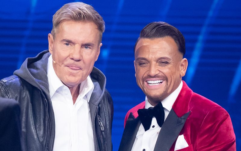 Dieter Bohlen (links) bat die Fans um Unterstützung für  Menowin Fröhlich - mit Erfolg.