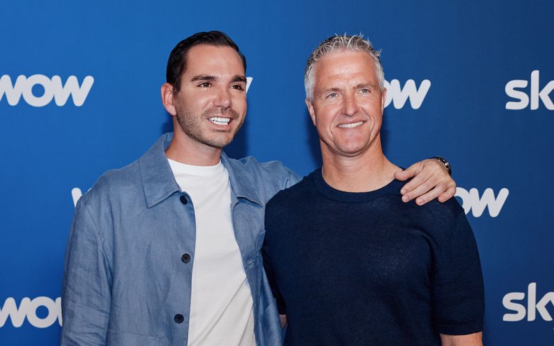 Ralf Schumacher (rechts) und Étienne Bousquet-Cassagne lassen ihre Hochzeit in Saint-Tropez von einem Kamerateam begleiten.