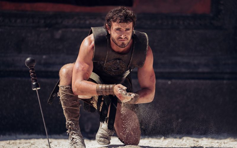 Brot und Spiele: Paul Mescal spielt die Hauptrolle in Ridley Scotts "Gladiator II". 