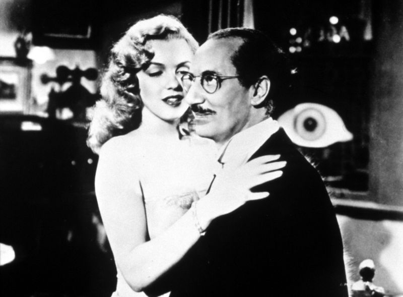 Ihre Rolle war klein - und doch stahl Marilyn Monroe in "Love Happy" (1949) den Marx Brothers fast die Schau.