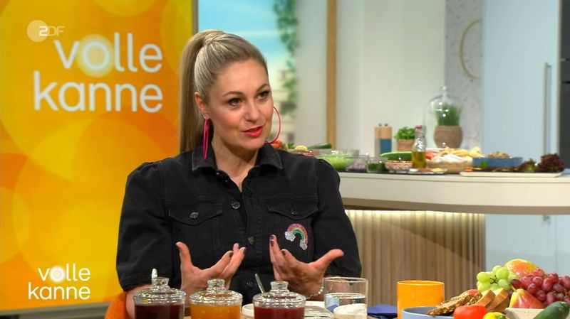 "Nehmt den Druck raus": Ruth Moschner war zu Gast bei "Volle Kanne" im ZDF.