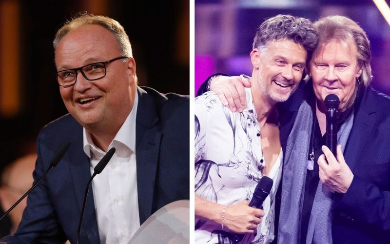 Oliver Welke (links) hat im Zoff mit Wayne und Howard (rechts) Carpendale ironische Spitzen nachgelegt.